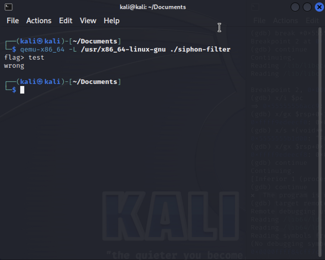 Reverse engineering CTF